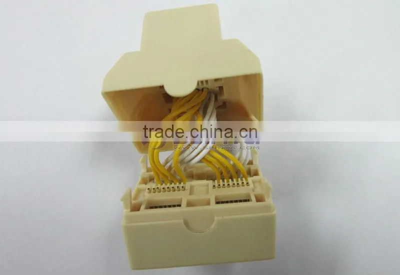 RJ45 Network Cable 1-to-2 Female-Female Spliter Coupler 8P8C