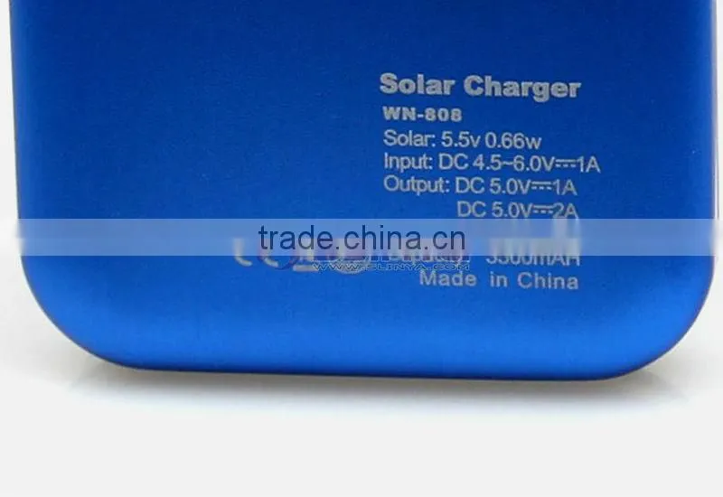 Universal Portable 3500mAh Solar Mobile Phone Charger