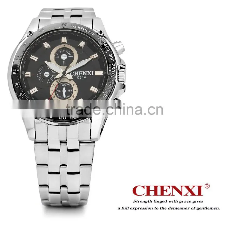 China famous brand stainless steel watch business men's watch 034AMS