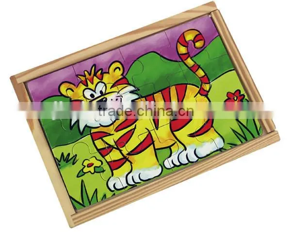 high quality custom printing wooden sublimation blank jigsaw puzzle