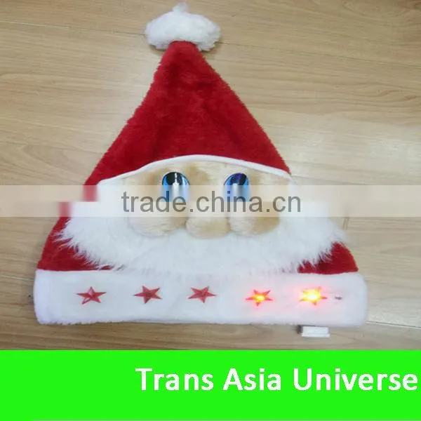 High Quality Custom sequin fabric christmas hat