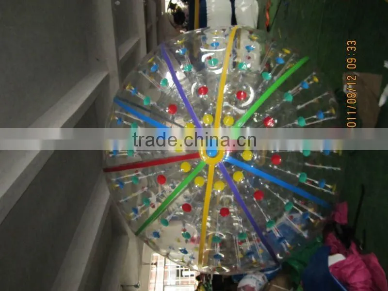2014 hot sell inflatable grass ball / human rolling ball / ground ball