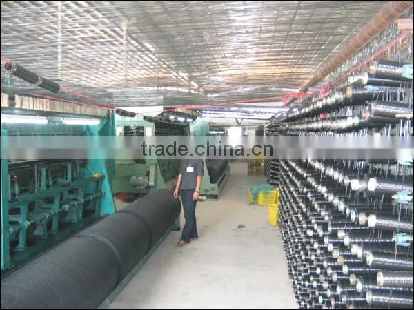 PE shade net Black