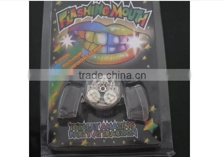 led flashing mouth,mouth light,party toy,Helloween funny toy