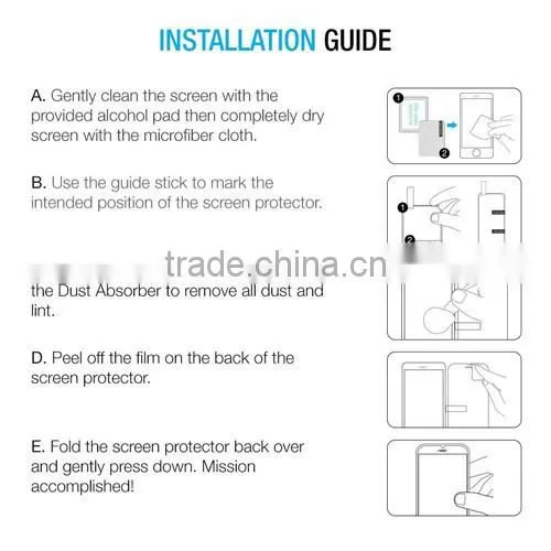 smart key tempered glass screen protector for iphone 6/6plus, added a return key on the screen protector