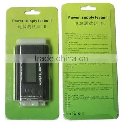 Black PC Computer LCD Power Supply Tester