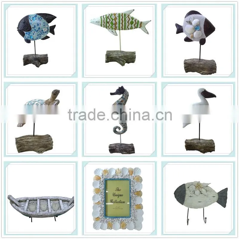colorful fish decorative resin fish statue crafts
