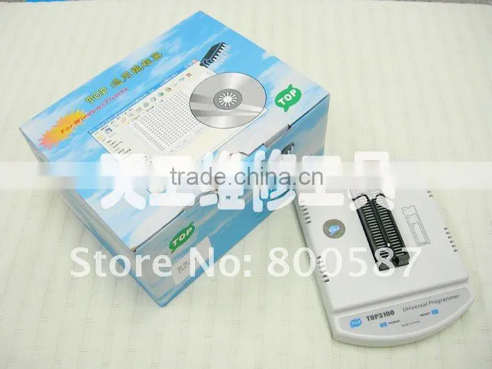 Free Shipping! 2011 NEW TOP TOP3100 Universal Programmer for Windows7/Vista/Xp 32bits MCU PIC AVR 51, hot sale!