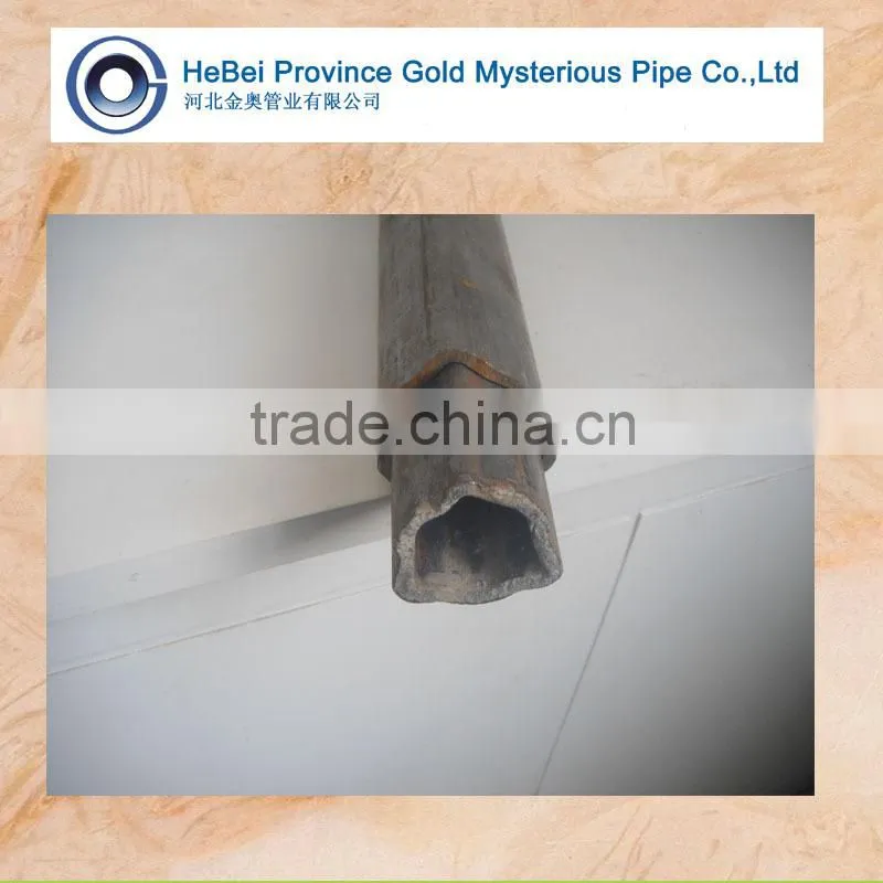 high quality triangular carbon seamless steel pipe and tube