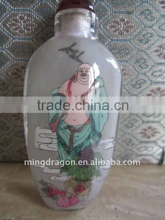 Chinese Traditional snuff box c/w Picture