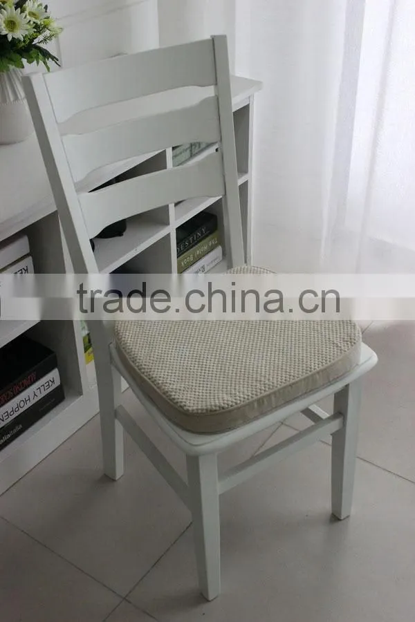 2015 Kikiland latest design cheap plain natural linen seat cushion