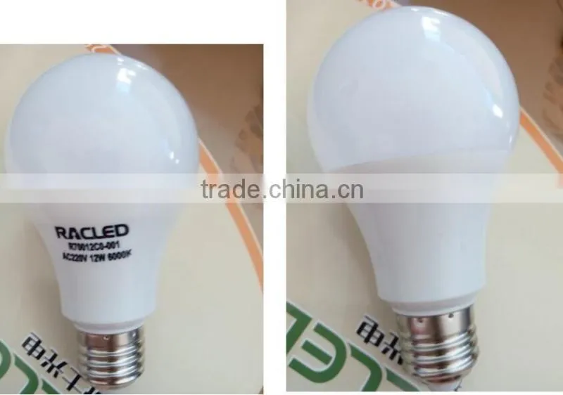 LED bulbs 7W E27,E14,B22,E40 base optional A60 aluminium plastic material 330 degree beam angle
