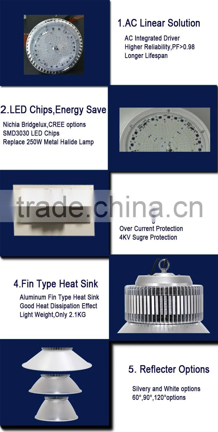 120W DOB high bay light CE SAA