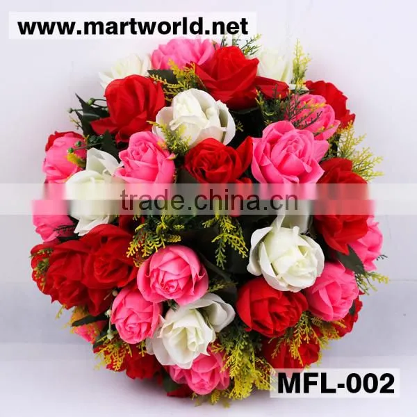 Mixed color artificial wedding flower for wedding & party decoration(MFL-002)