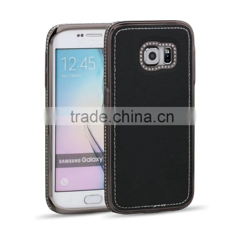 Best Price Leather Phone Case for Samsung S6 Edge