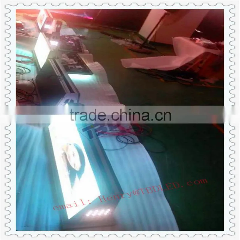 outdoor RGB P5 super bright LED taxi roof display screen with double-faced
