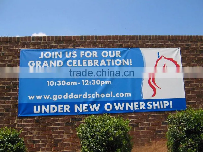 Custom Size vinvy fabric outdoor advertising banner printer