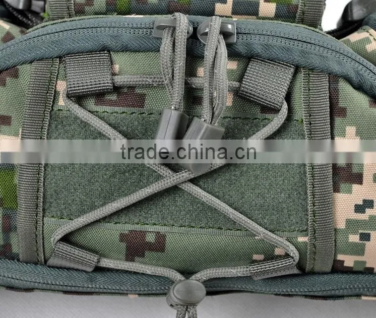 Outdoor sport camouflage waterproof tactical military waist bag