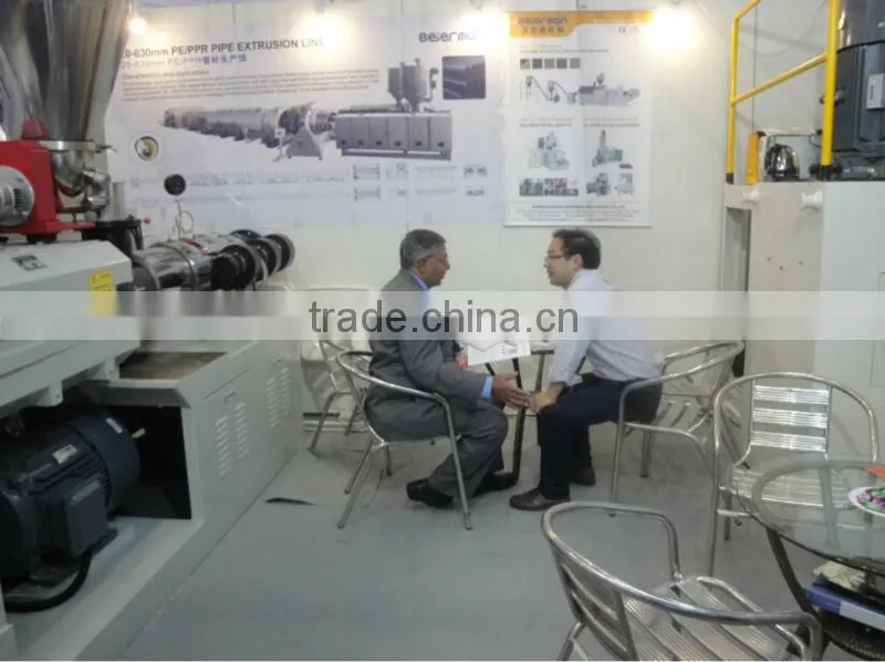 High quality 110mm PVC pipe production line 65/132 main extruder