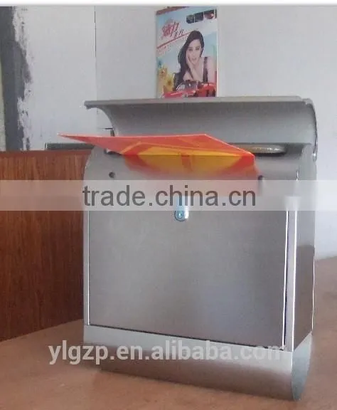 Supply stainless steel box, With Quote Container newspaper holder mailbox