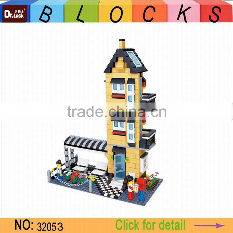 Plastic kid building block set Military Block toy