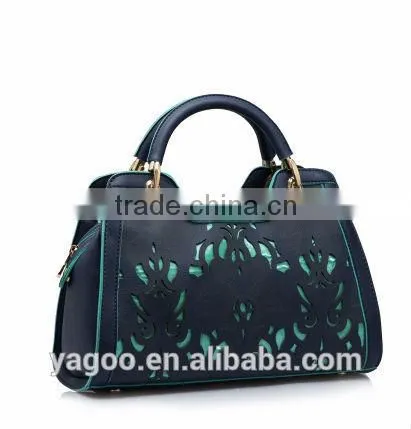 Carve patterns hollow out popular fashion lady handbags 2014