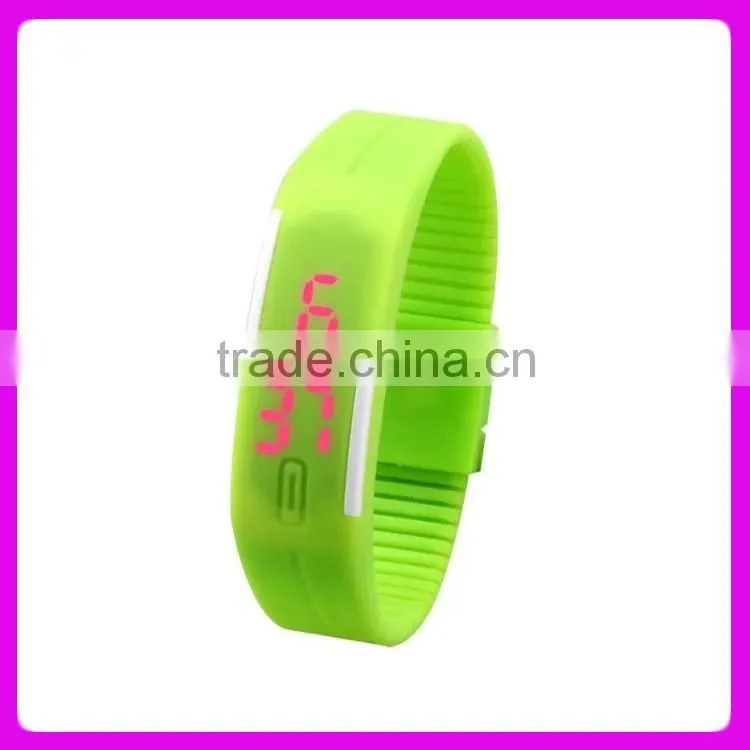 Silicone touch screen watch a pedometer,Wrist strap pedometer
