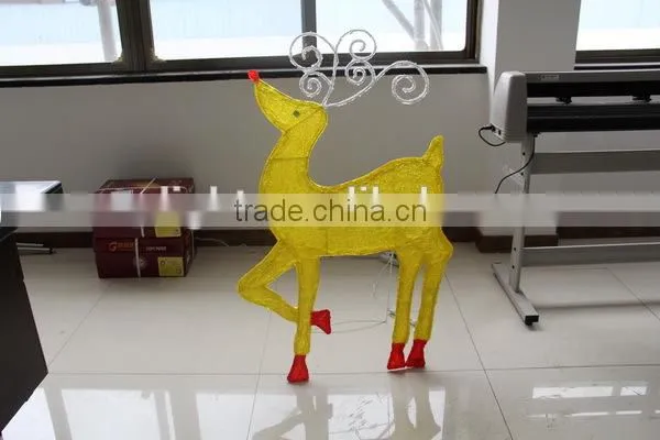 2D motif deer for holiday decoration