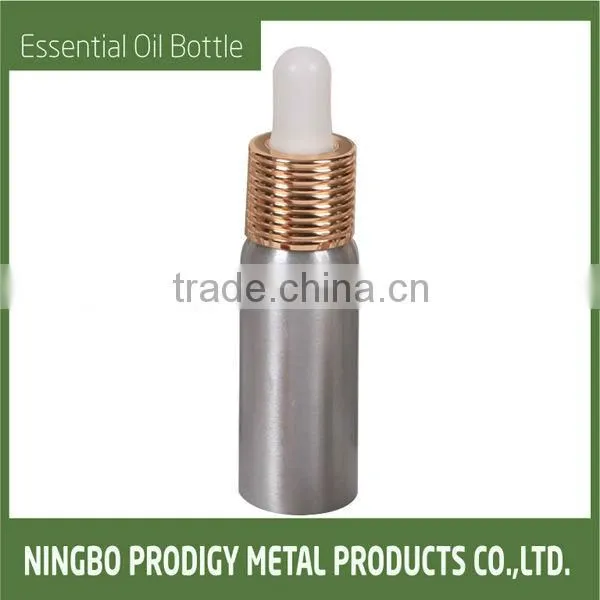 ALUMINUM COSMETICS BOTTLE WITH DROPPER