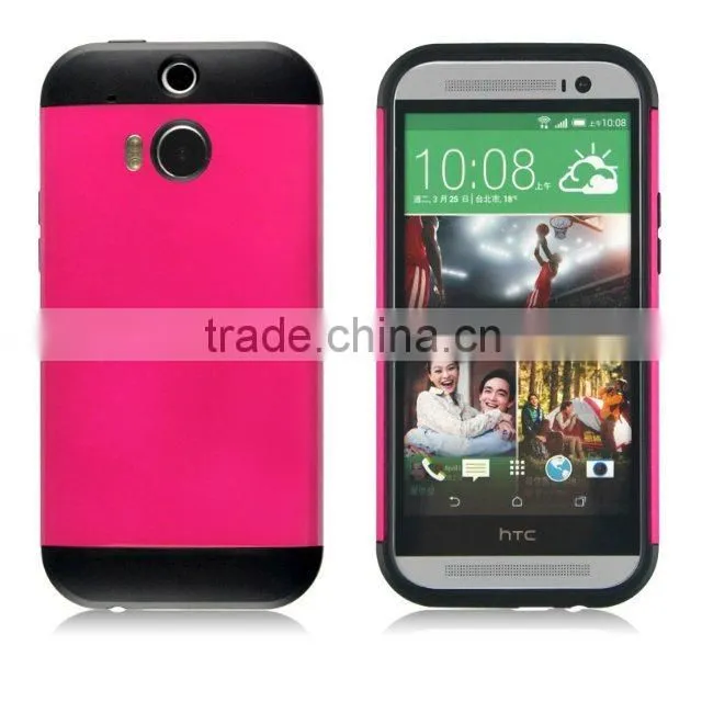 HYBRID SHOCKPROOF TPU MOBILE PHONE CASE COVER FOR HTC ONE M8