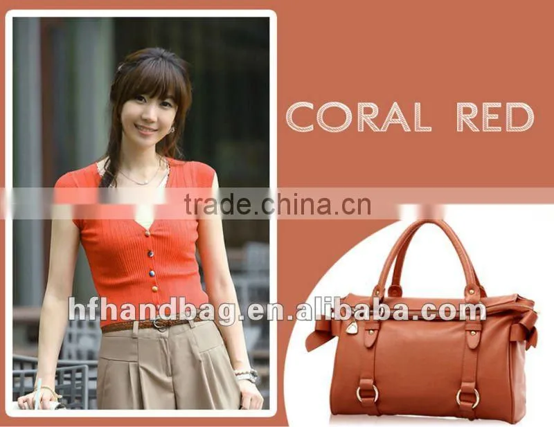 Khaki Classic black fashion trend featured major suit shoulder leather handbag