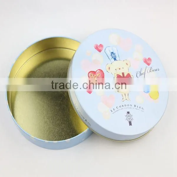 Cosmetics promotion tin box candy case china manufacturer