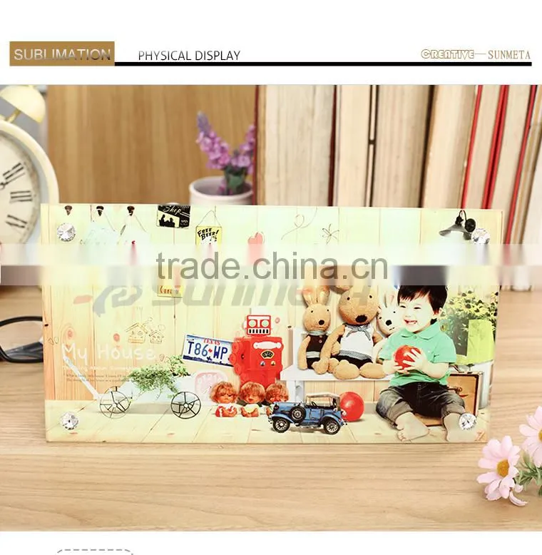 Glass photo frame for sublimation print from SUNMETA company