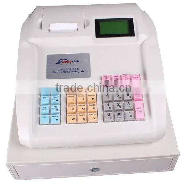 Bizsoft Small and exquisite ZONERICH ZQ-ECR1200 electronic cash register/cash drawer