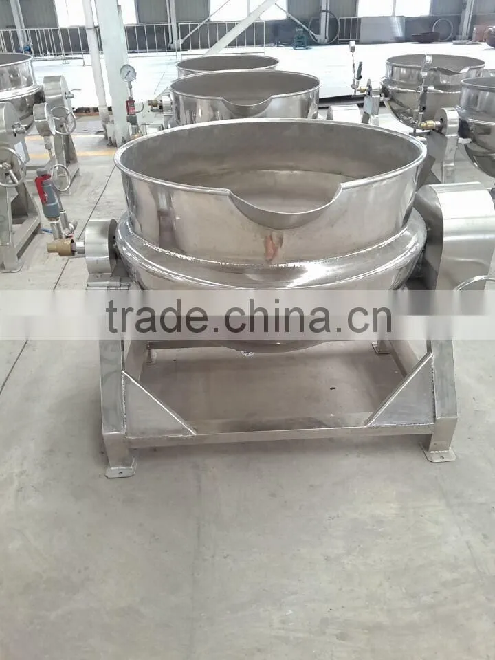High quality widely used gas jacketed kettle,steam jacketed kettle