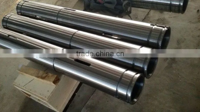 Machined seamless steel tube