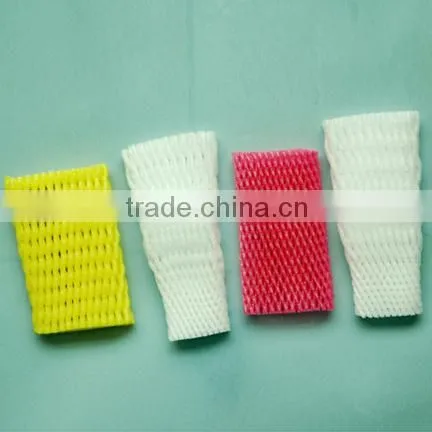 foam protective colorful net, bottle protective net,