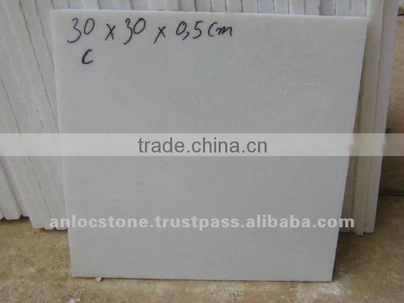 pure white marble tiles