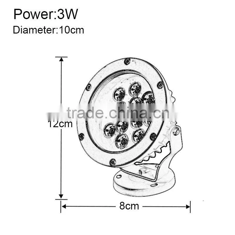 18w outdoor spot light/ waterproof led outdoor spotlights