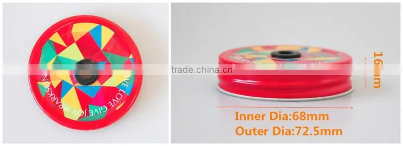 Tinplate metal screw caps with hole for mason jar