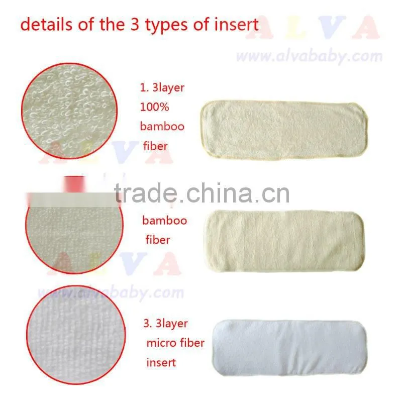 Alva economicB4LAYERS bamboo diaper inserts