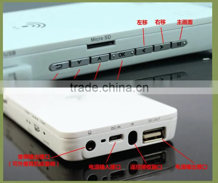 SMP6500 mini wireless wifi smartphone projector for business meeting