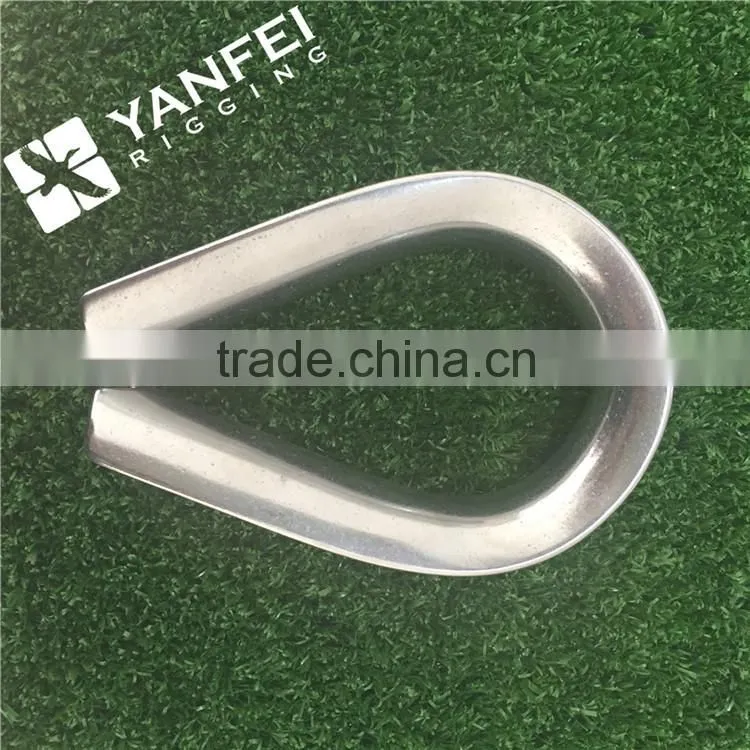 Stainless steel wire rope thimble