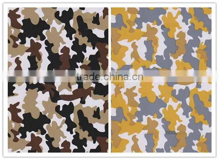 military design hot stamping foil for PVC/ PU leather