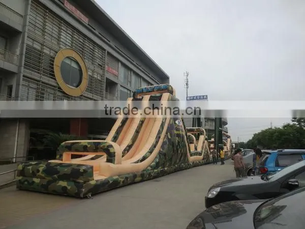 Military inflatable obstacle course