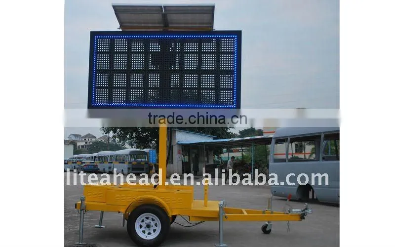Portable outdoor P20 LED Sign Screen Trailer