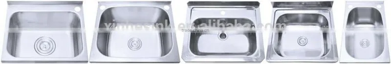 Wallmounted washbasin stainless steel bathroom sink
