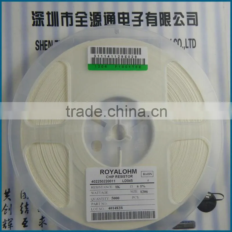 Resistors 1206 1K 1% NEW