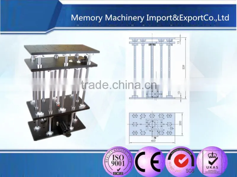 Aluminum Alloy High Precision Motorized lab Jack 300mm travel