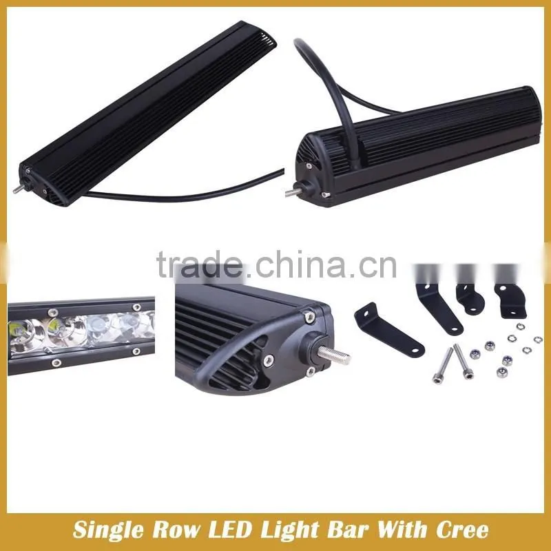 Hot selling single row LED light bar for off-road car F-150 car